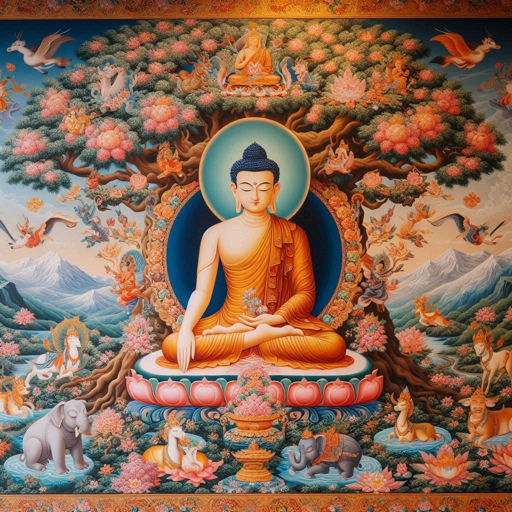 Thangka Scroll Painting